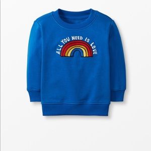 Hanna Andersson All You Need is Love Baby Sweatshirt